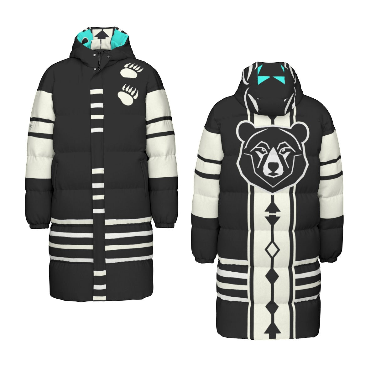 maskwa ᒪᐢᑲ Bear Long Down Jacket