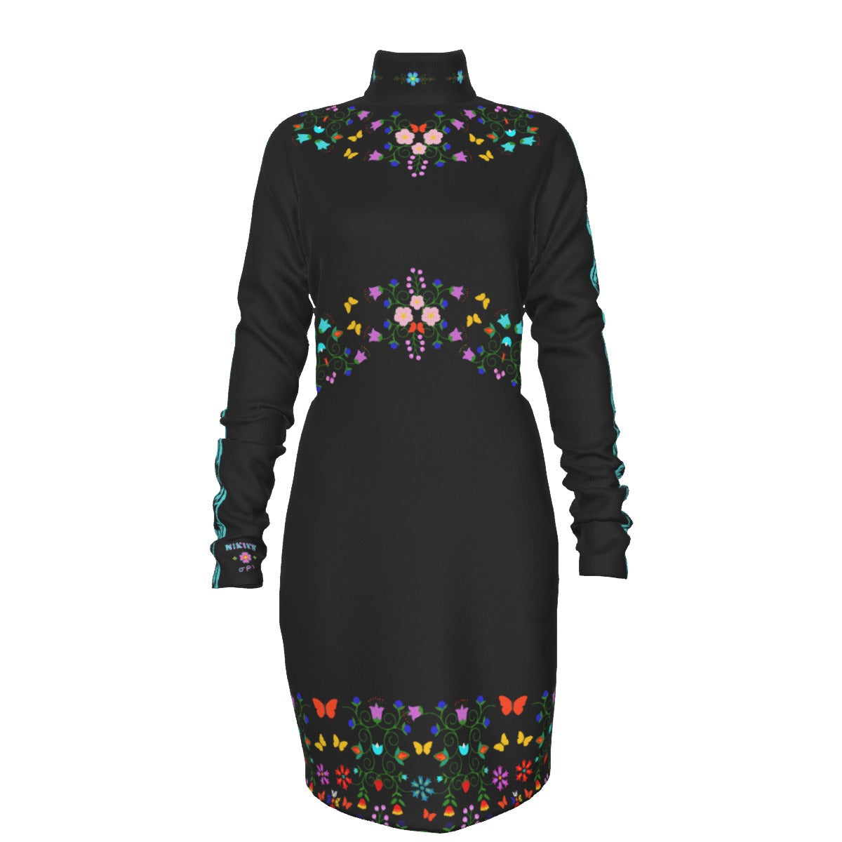 Butterfly Floral Cut out Dress Indigenous fashion native owned