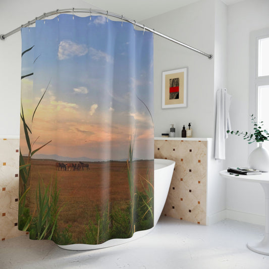 Wild Horses Shower Curtain - Nikikw Designs