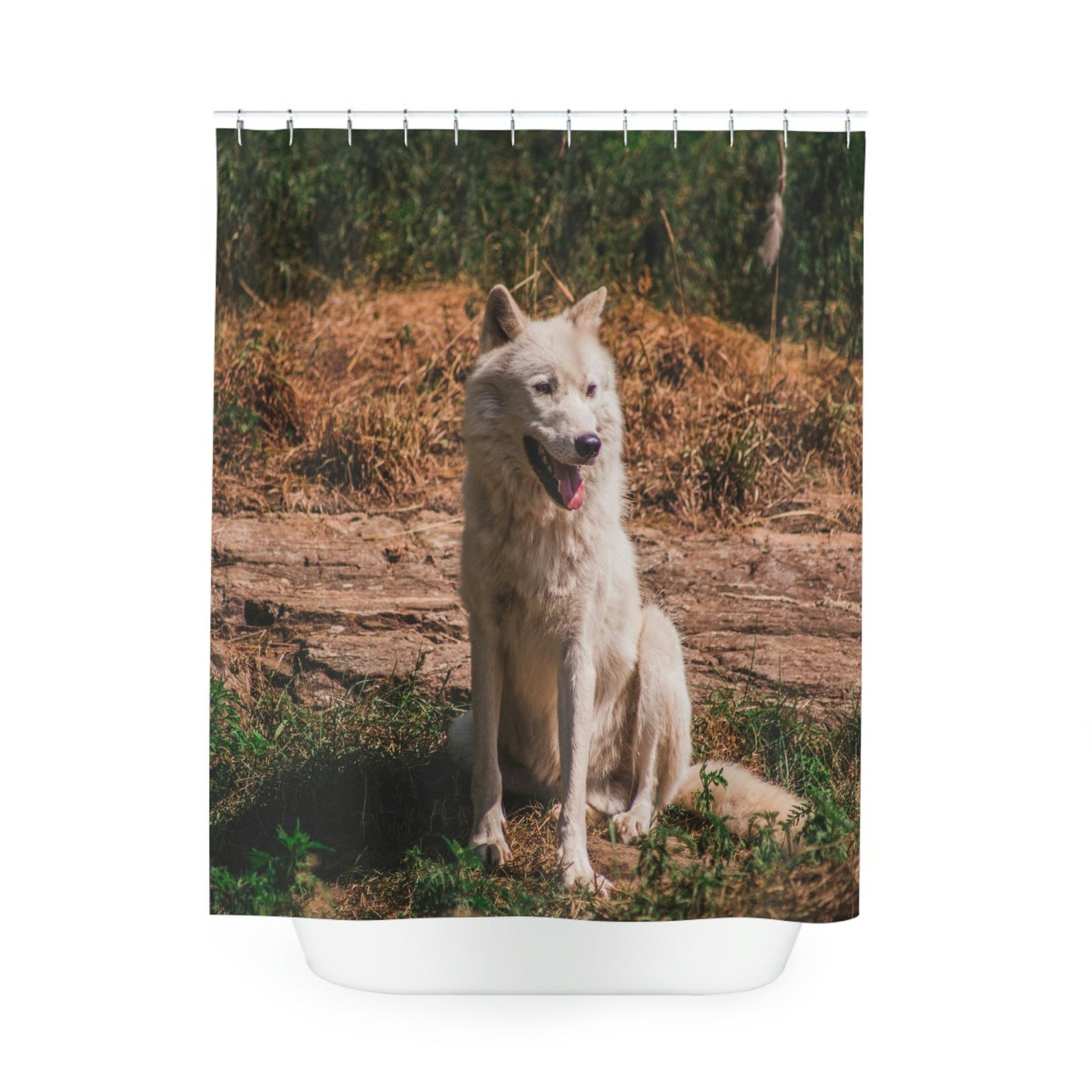 Wolf Shower Curtain - Nikikw Designs