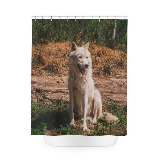 Wolf Shower Curtain - Nikikw Designs