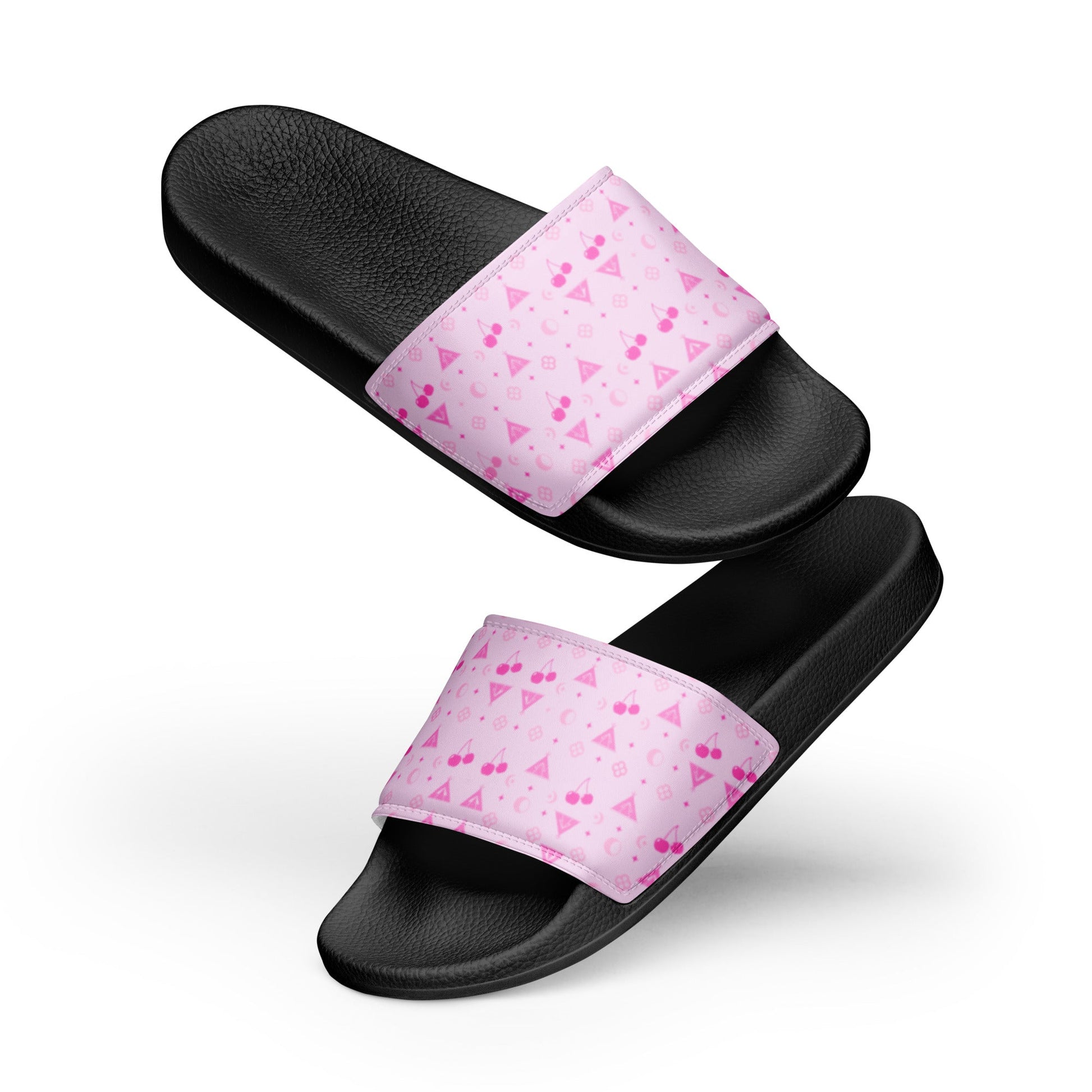 Women's Boujee Native Cherry slides - Nikikw Designs