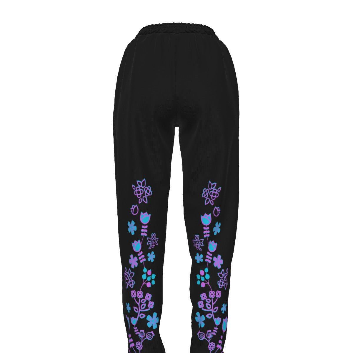 Women's Casual Pants Native Floral - Nikikw Designs