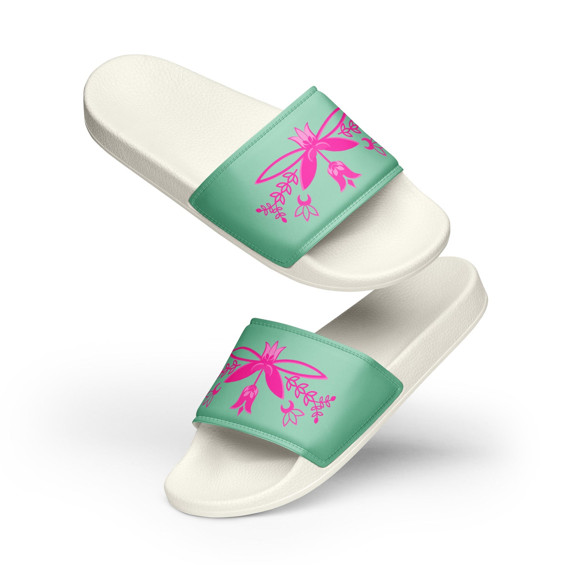 Women's Dainty Floral slides - Nikikw Designs