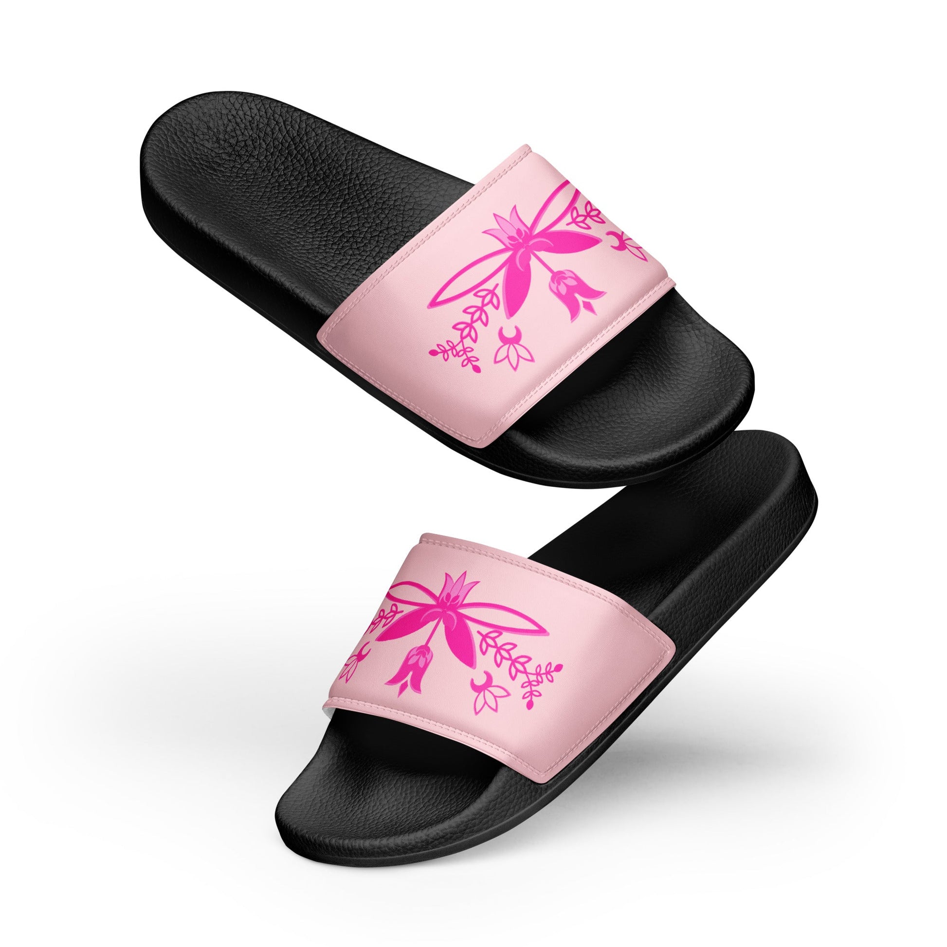 Women's Dainty Floral slides - Nikikw Designs