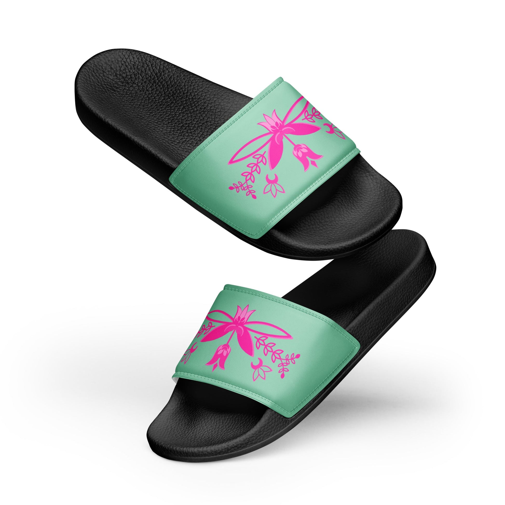 Women's Dainty Floral slides - Nikikw Designs