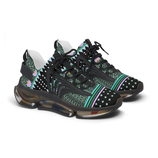 Women's Floral Mesh Sneakers - Nikikw Designs