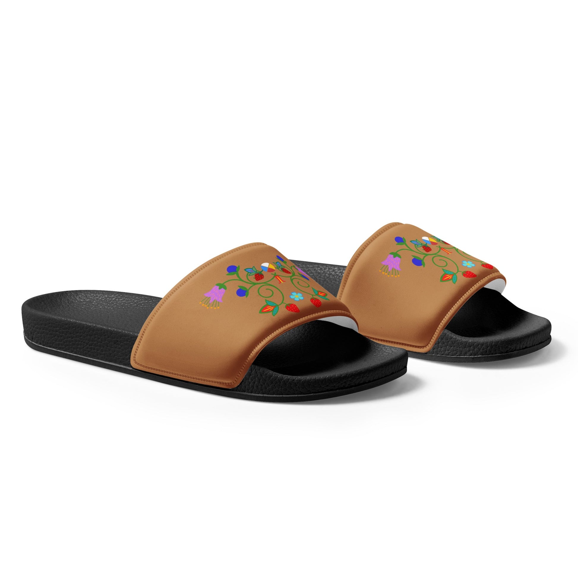 Women's Nêhiyaw slides - Nikikw Designs