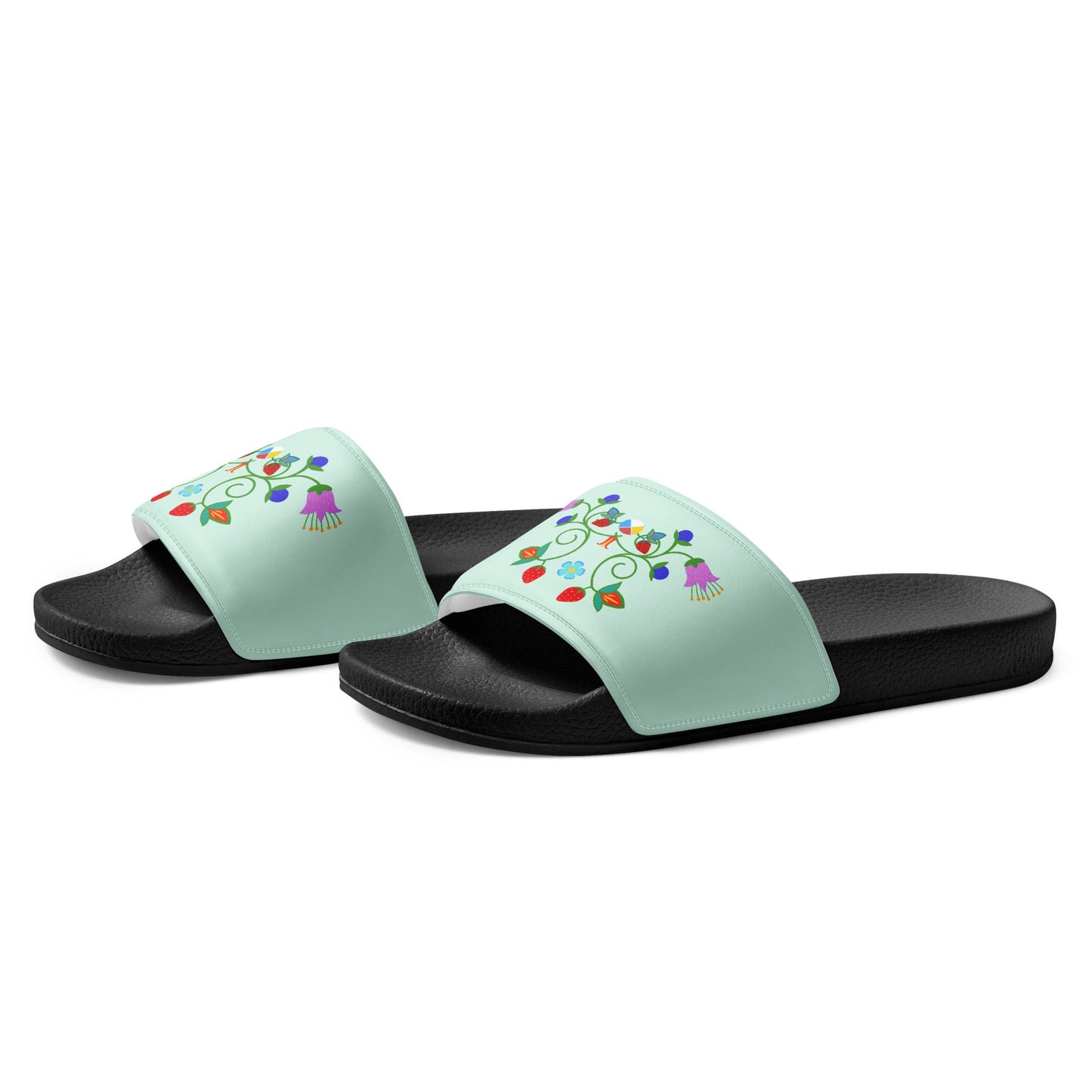 Women's Nêhiyaw slides - Nikikw Designs