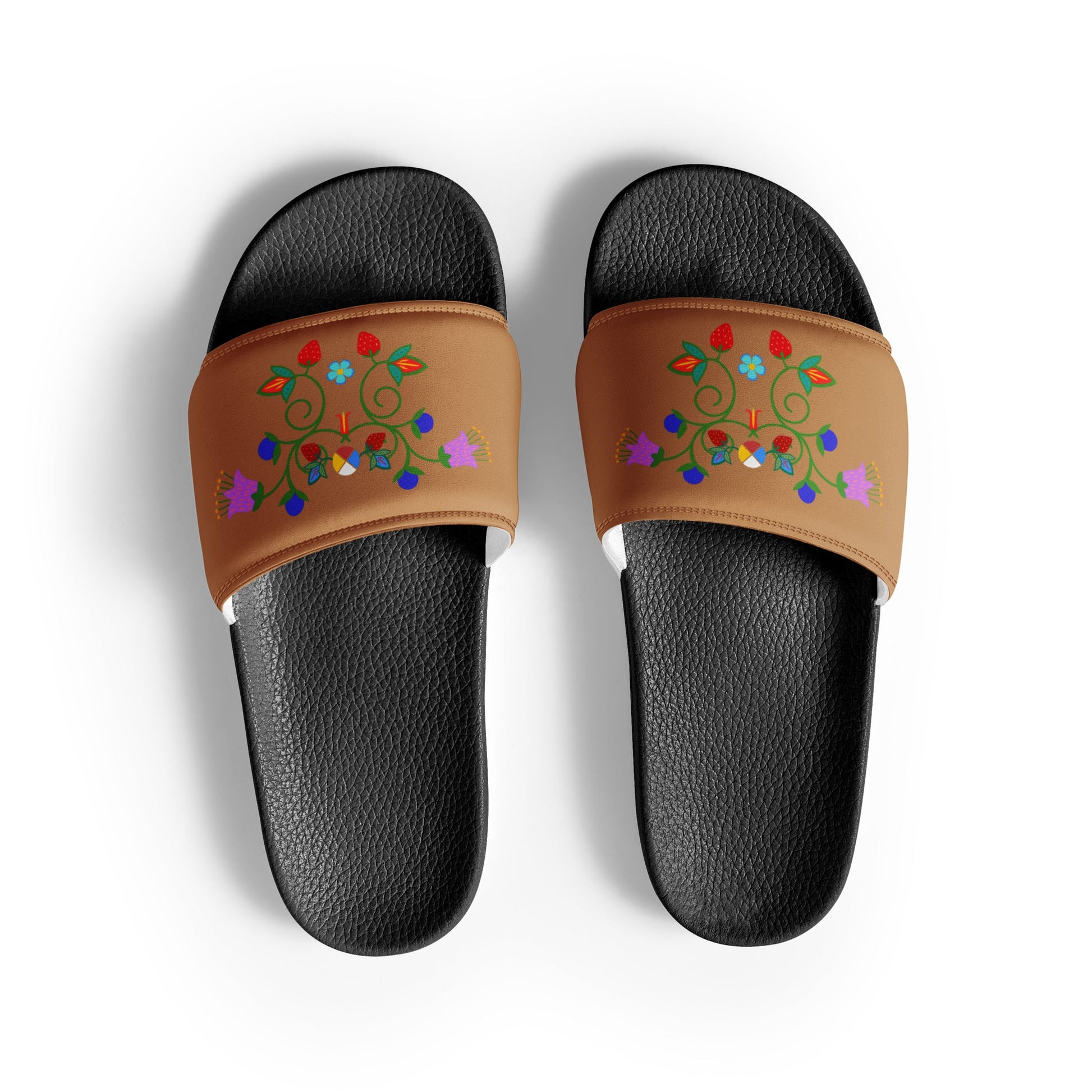 Women's Nêhiyaw slides - Nikikw Designs