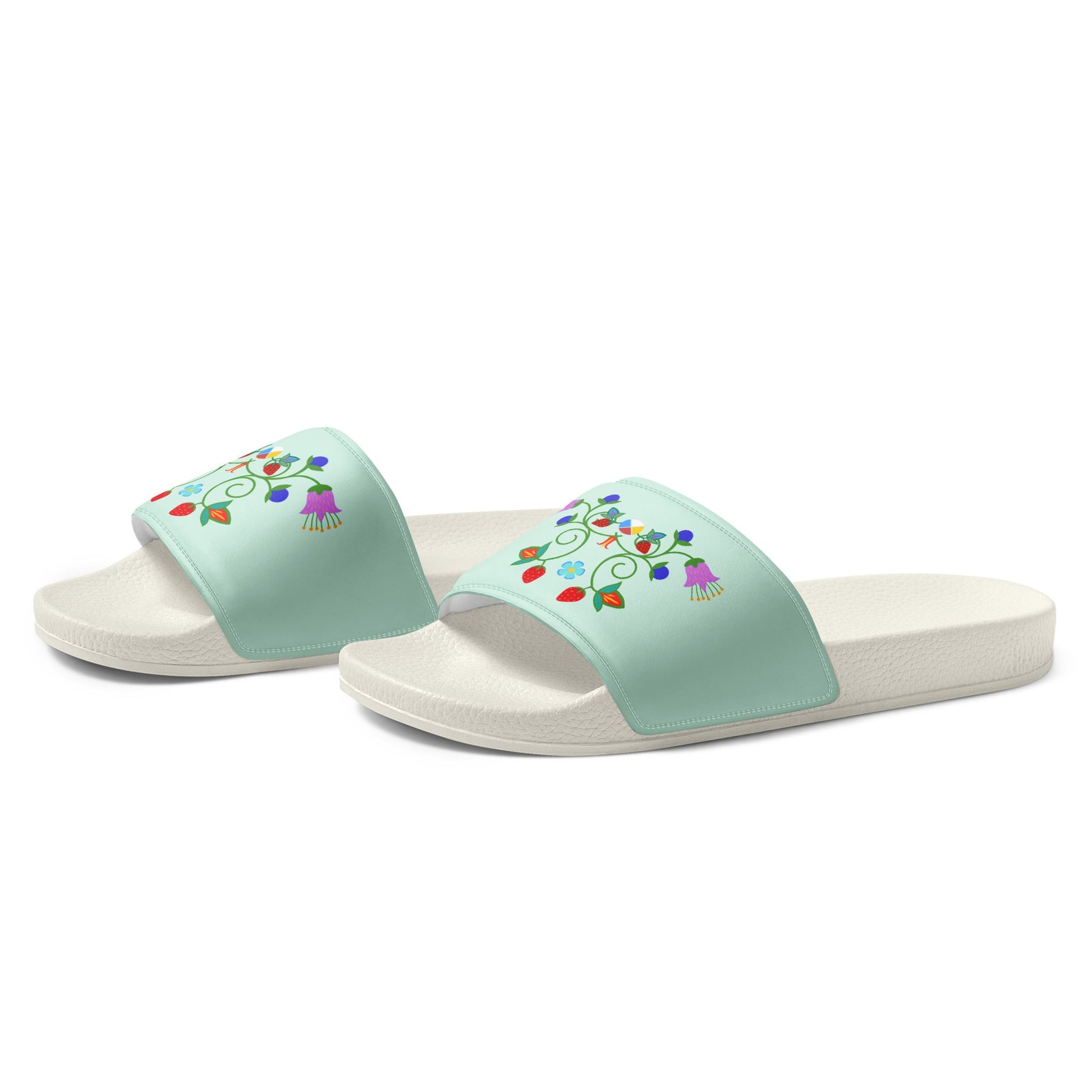 Women's Nêhiyaw slides - Nikikw Designs