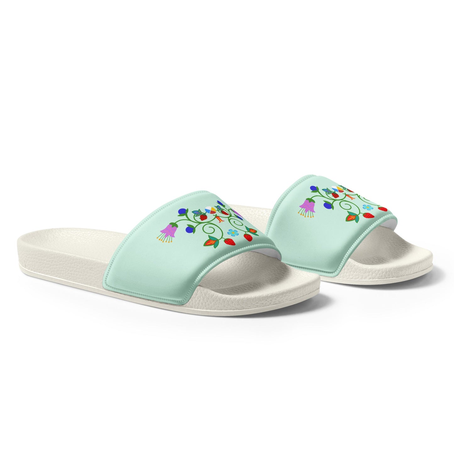 Women's Nêhiyaw slides - Nikikw Designs