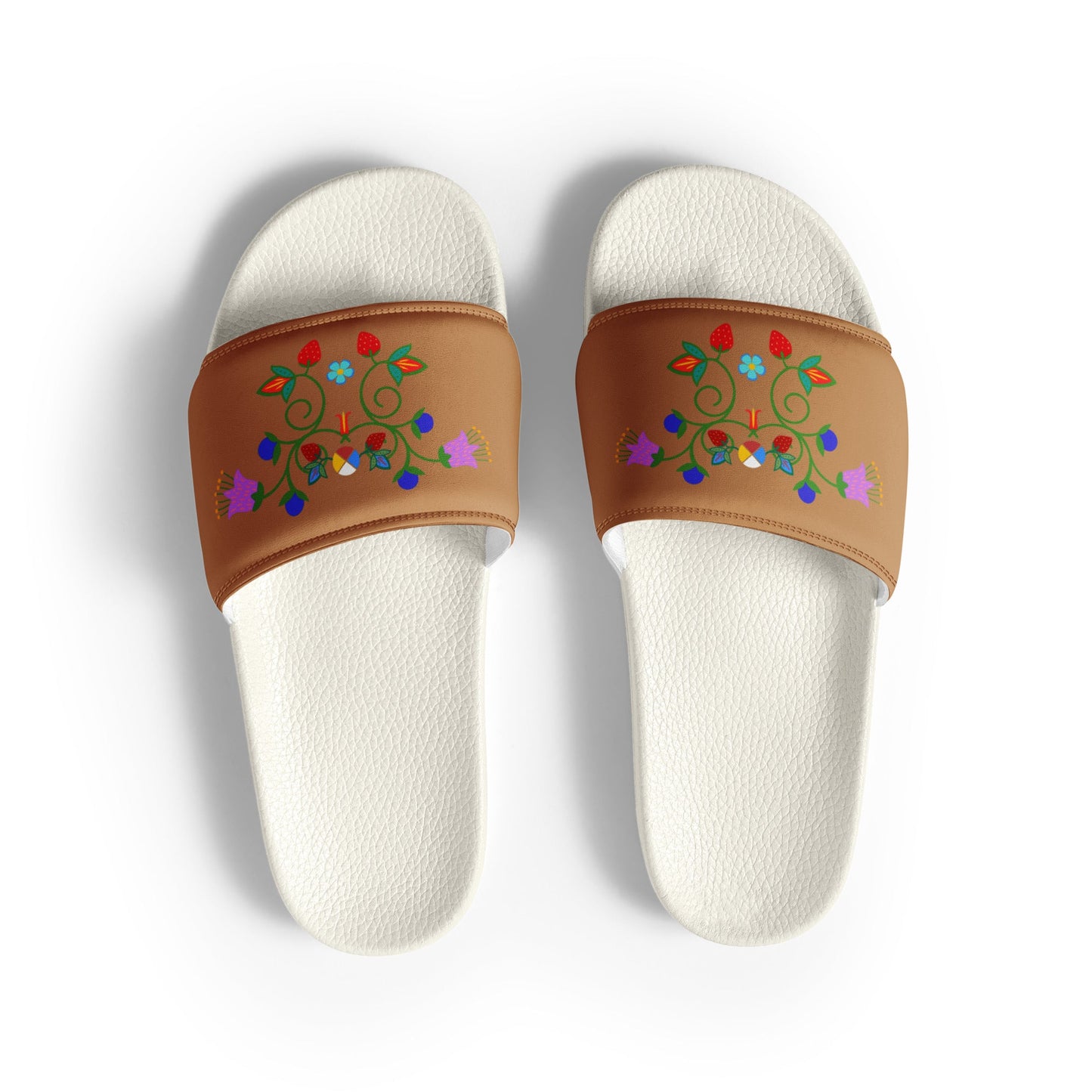 Women's Nêhiyaw slides - Nikikw Designs