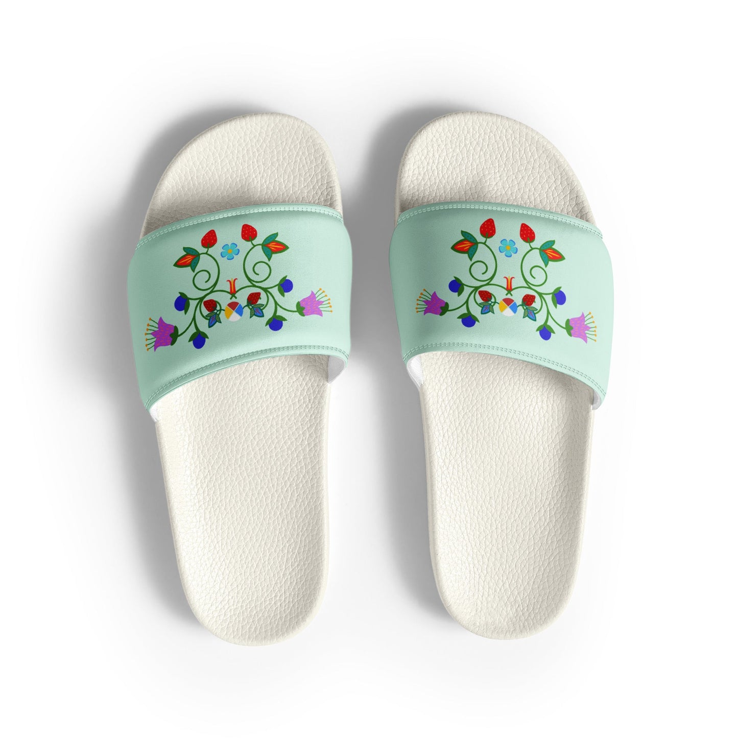 Women's Nêhiyaw slides - Nikikw Designs