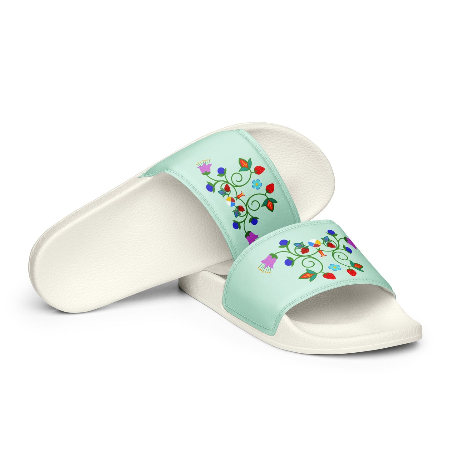 Women's Nêhiyaw slides - Nikikw Designs