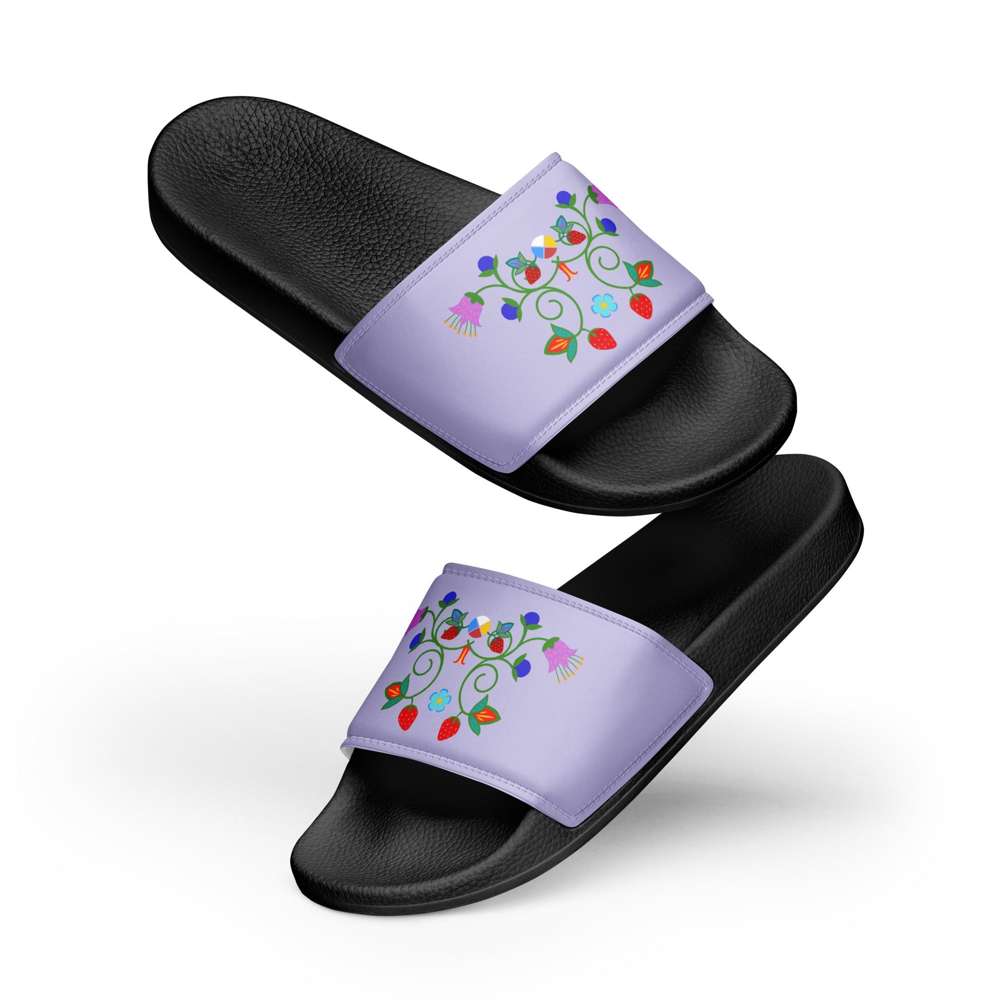 Women's Nêhiyaw slides - Nikikw Designs