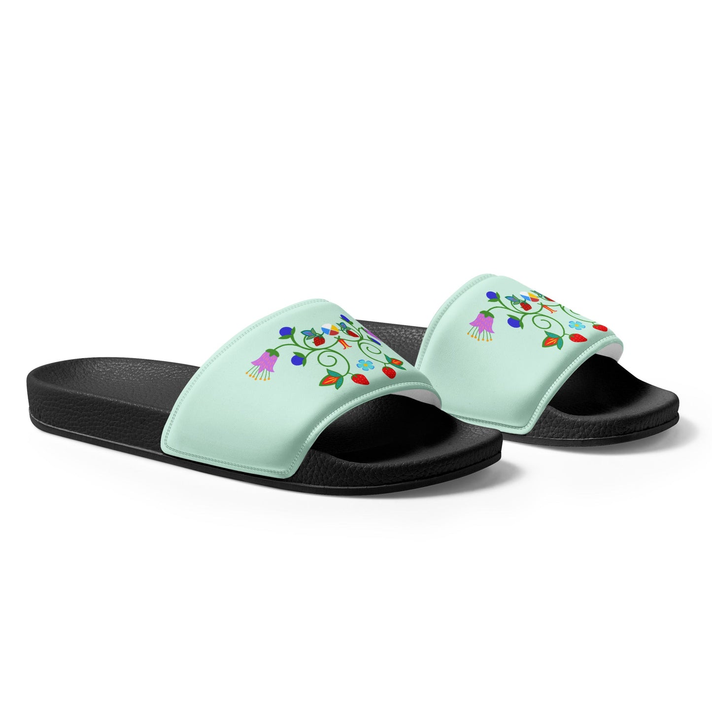 Women's Nêhiyaw slides - Nikikw Designs