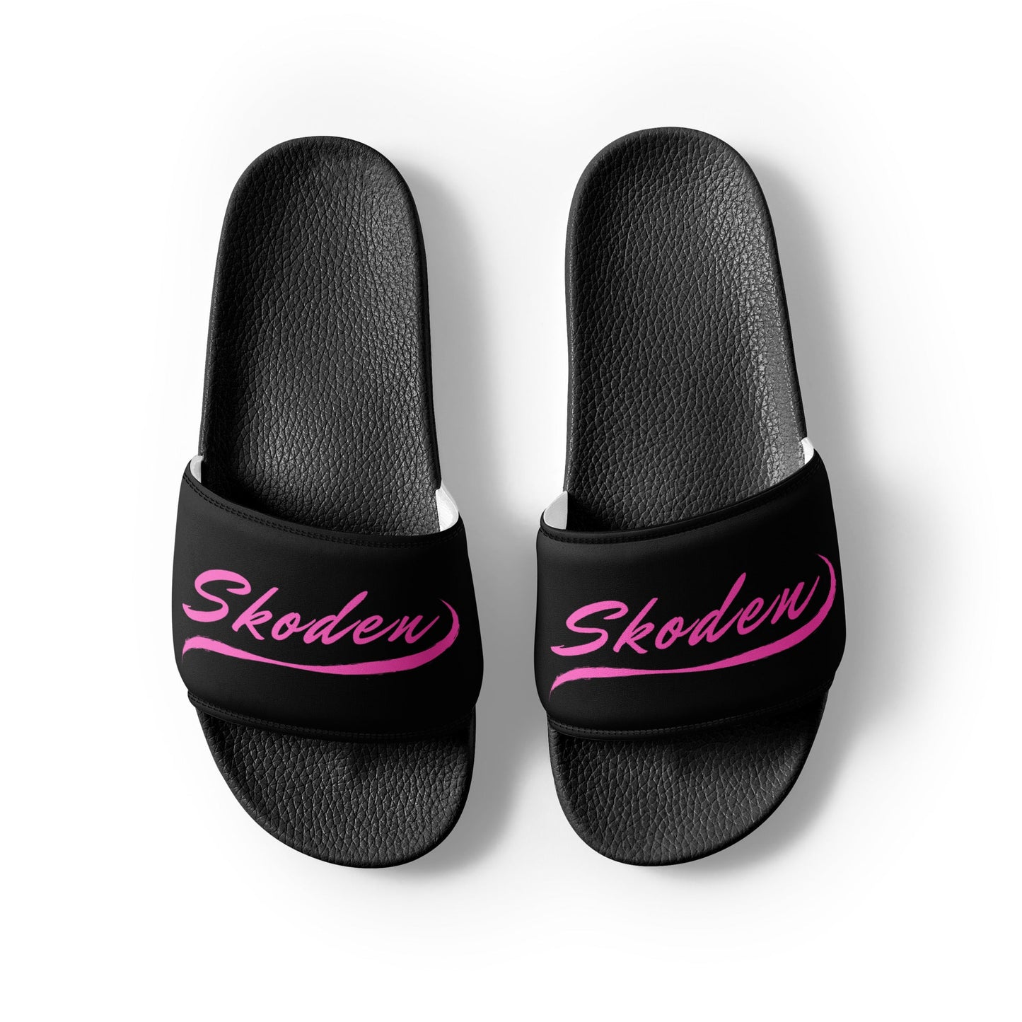 Women's Skoden Pink slides - Nikikw Designs