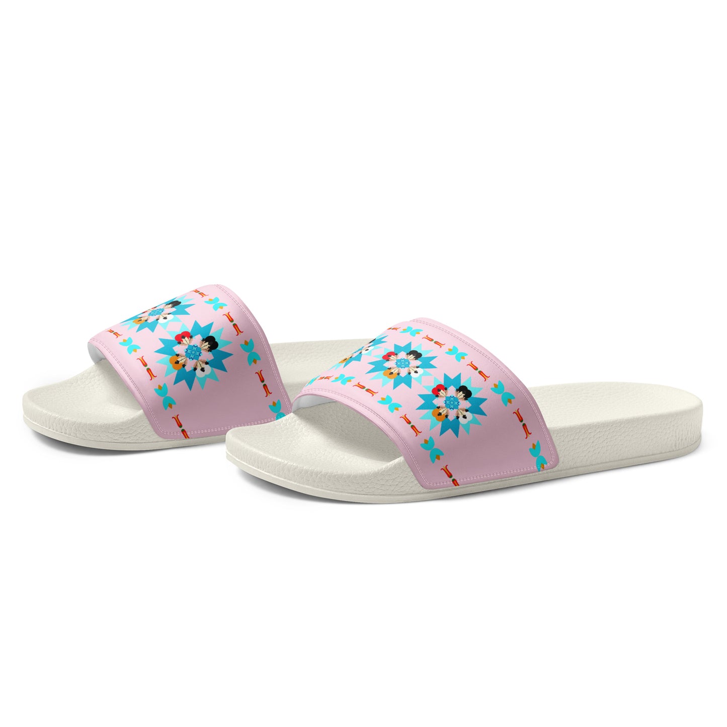Women's Feather n' Hearts slides