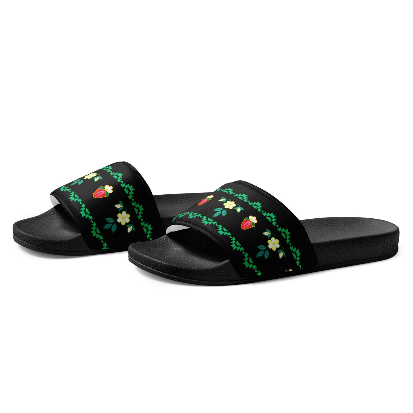 Women's Strawberry slides - Nikikw Designs