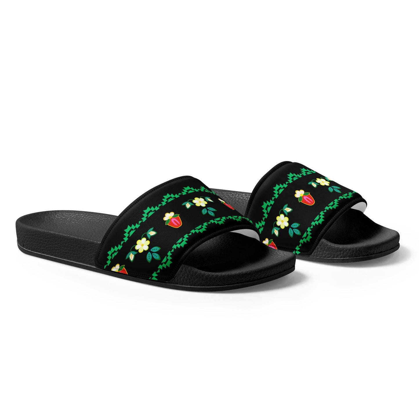 Women's Strawberry slides - Nikikw Designs