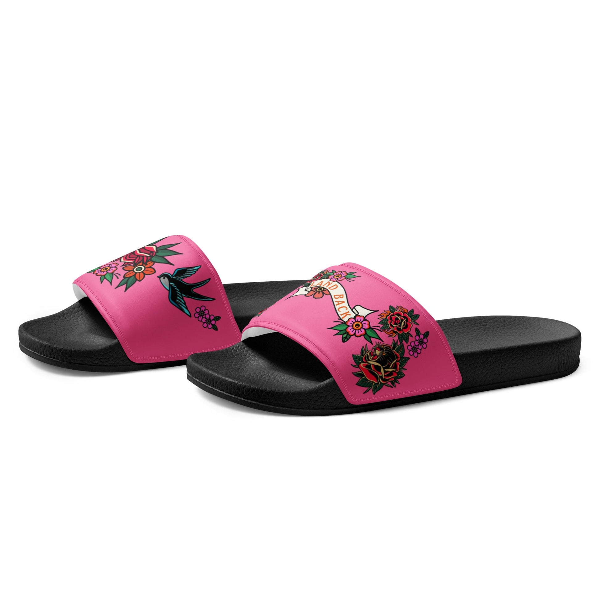 Women's Tatty Land back slides - Nikikw Designs