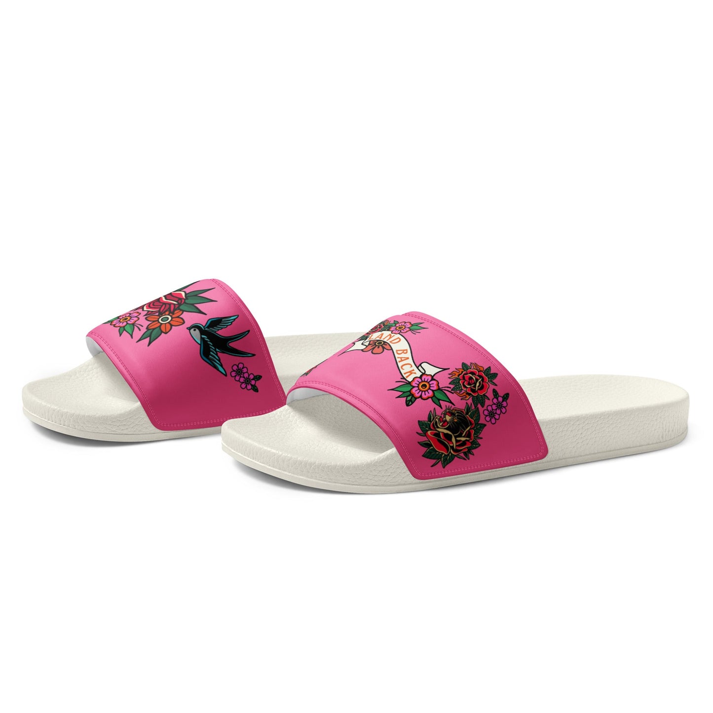 Women's Tatty Land back slides - Nikikw Designs