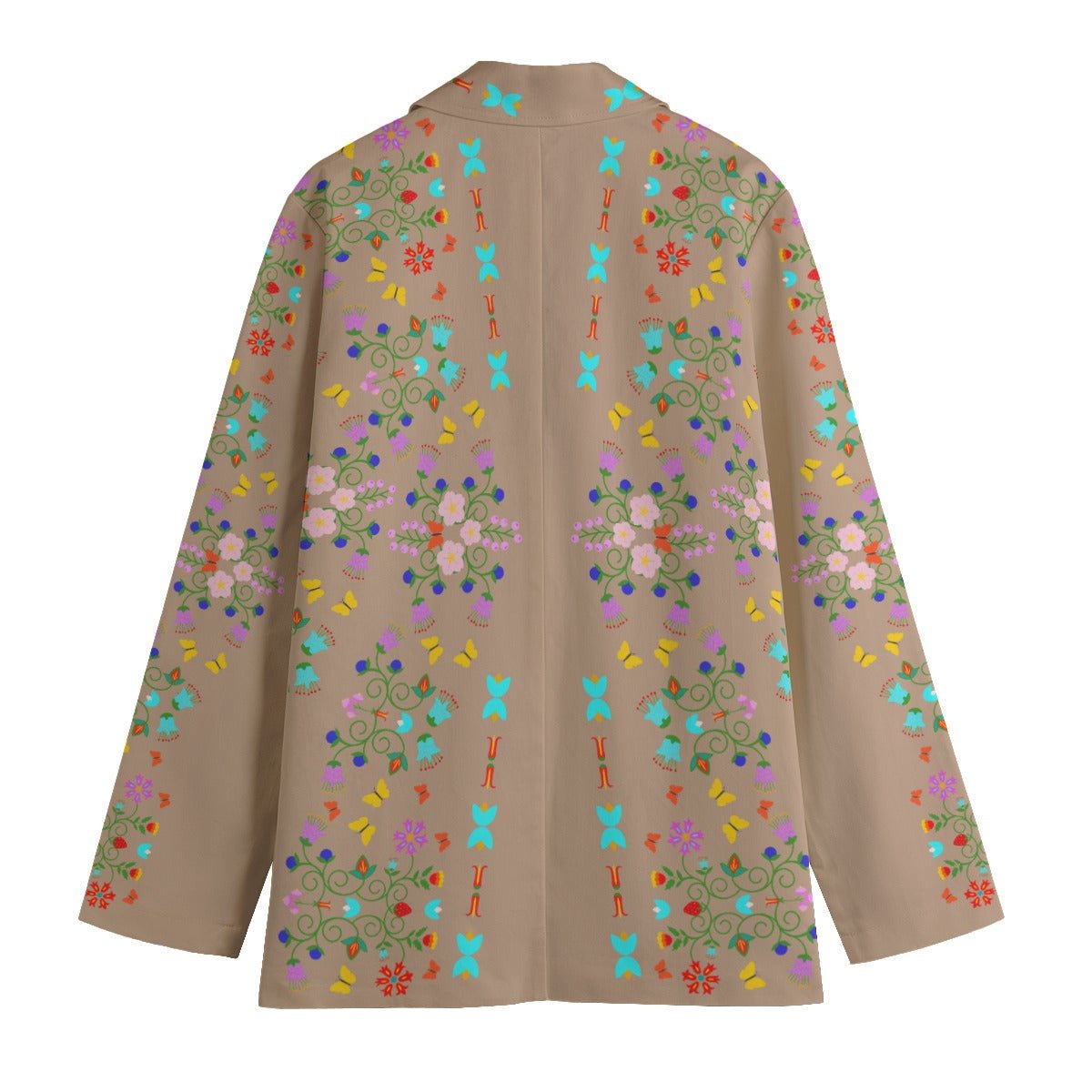 Woodland Floral Cotton Blazer - Nikikw Designs