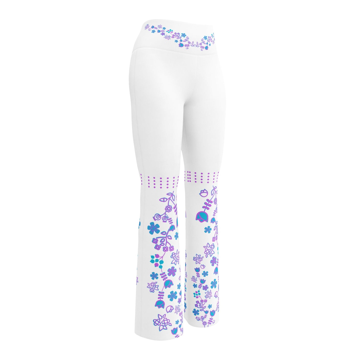 Woodland Floral Flare leggings - Nikikw Designs