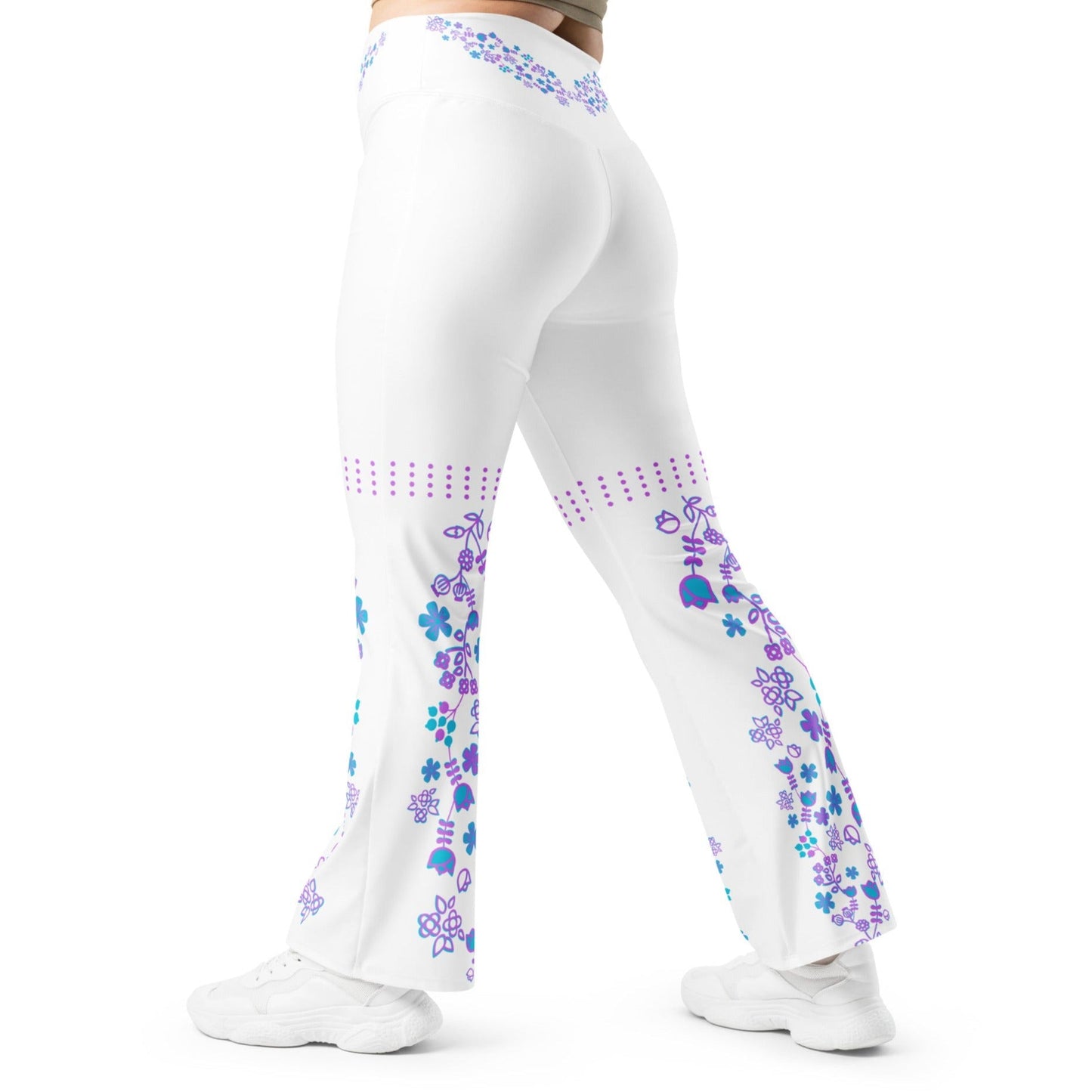 Woodland Floral Flare leggings - Nikikw Designs