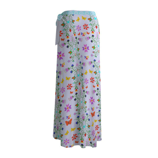 Woodland Floral Print Women's Sheer Skirt  - Nikikw Designs