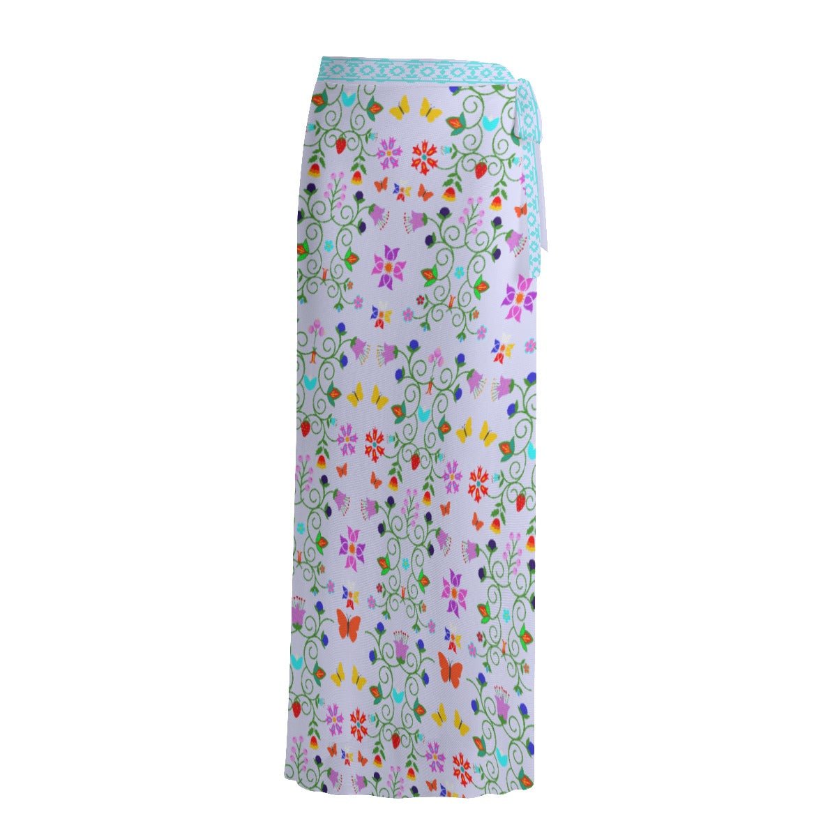 Woodland Floral Print Women's Sheer Skirt  - Nikikw Designs