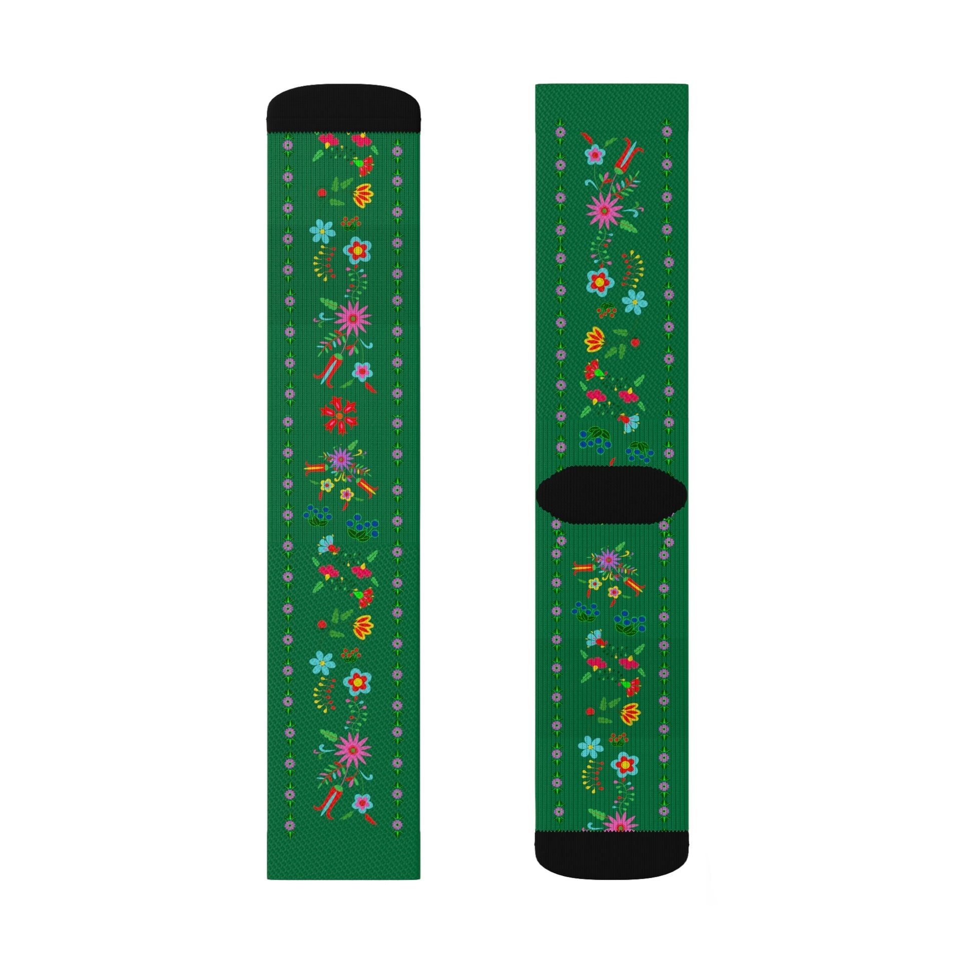 Woodland Floral Socks - Nikikw Designs