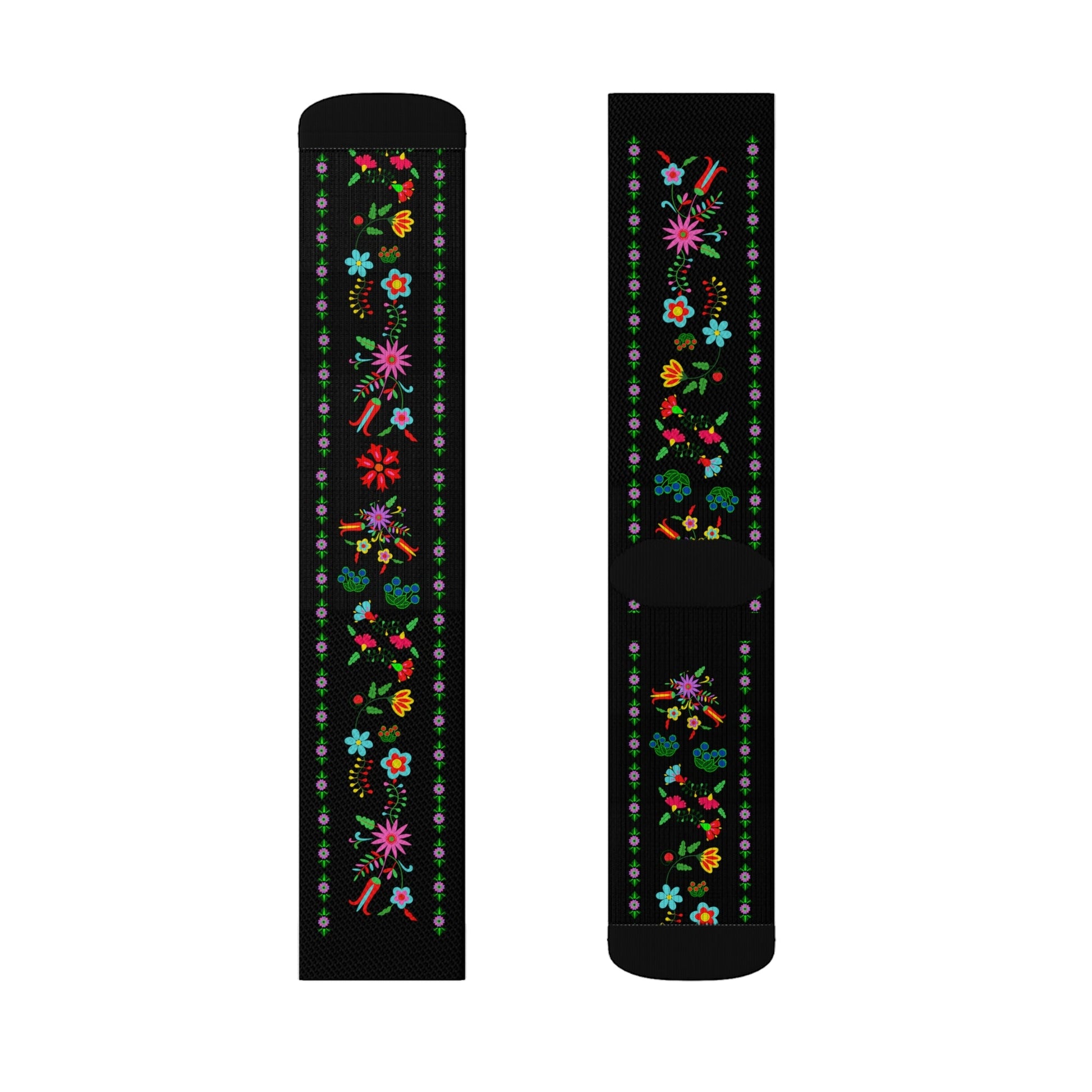Woodland Floral Socks - Nikikw Designs