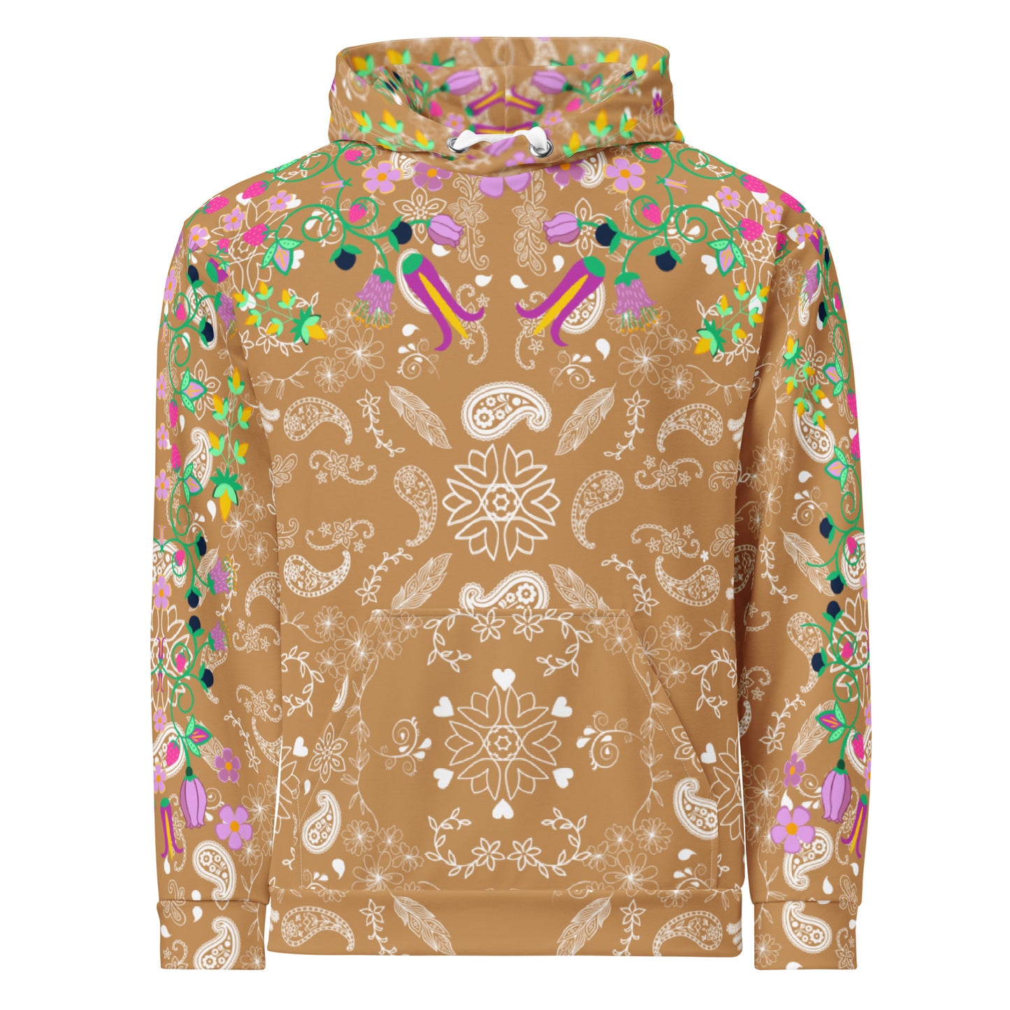  Native Woodland City cotton Indigenous hoodie Cree