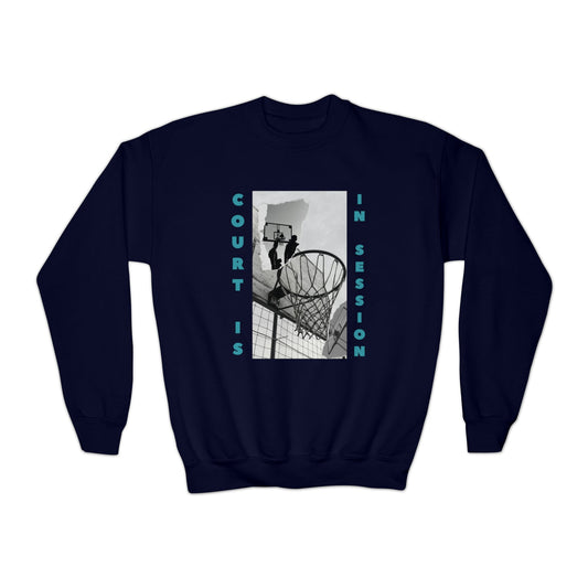 Youth Crewneck Sweatshirt Native Athlete - Nikikw Designs