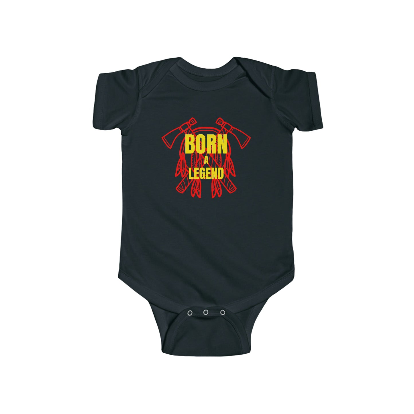 Born a Legend Infant Fine Jersey Bodysuit - Nikikw Designs