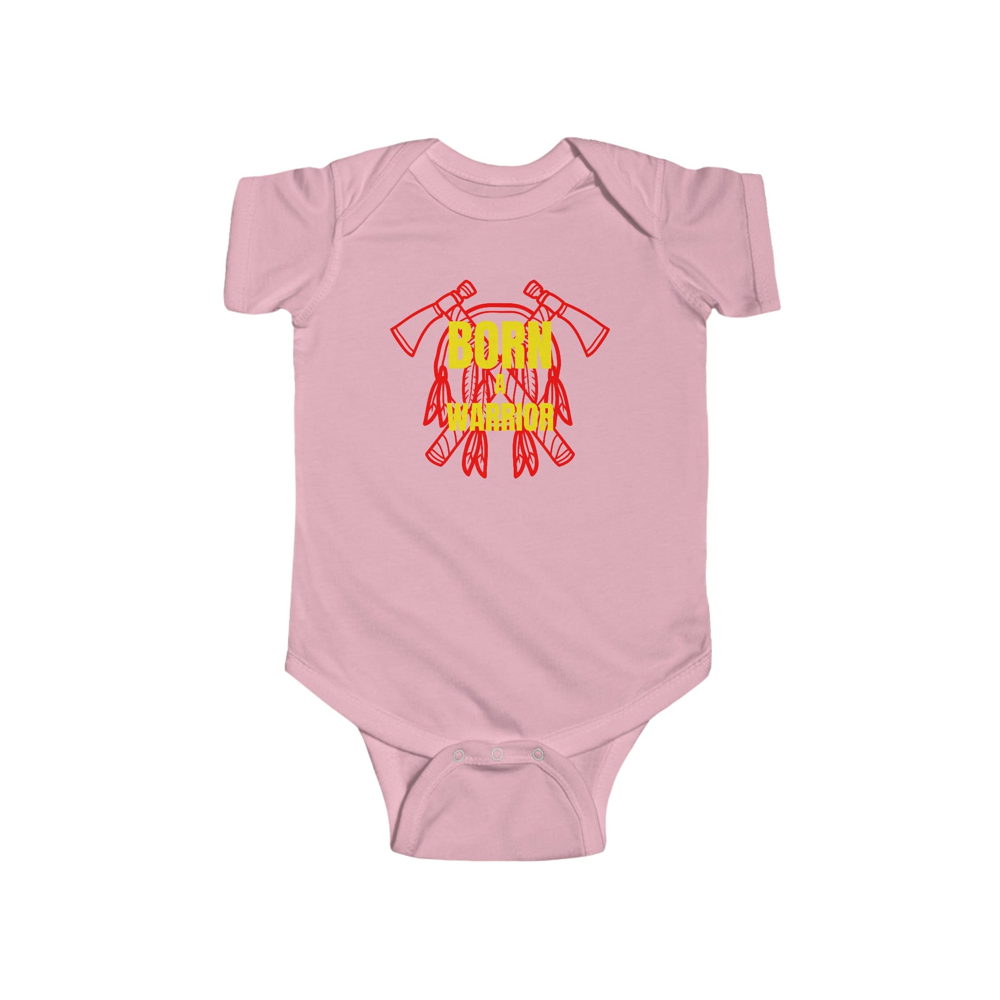 Born a Warrior Infant Fine Jersey Bodysuit - Nikikw Designs