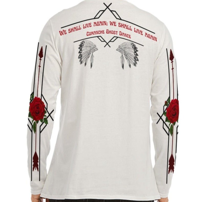 Comanche Ghost Long Sleeve T-Shirt - Nikikw Designs