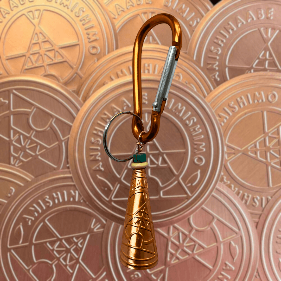 Copper Jingle Key Link - Nikikw Designs