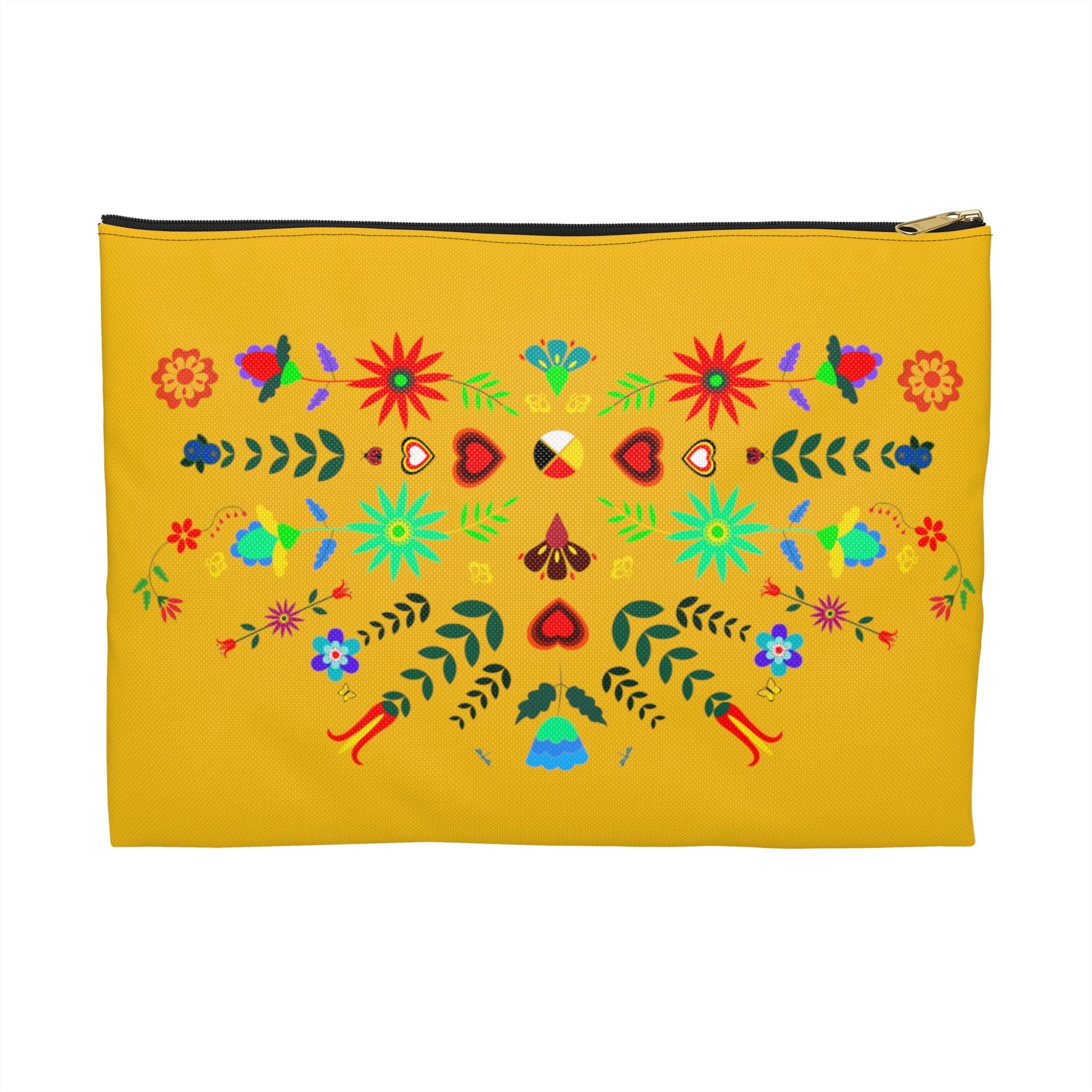 Double Sided Native Print Accessory Pouch - Nikikw Designs
