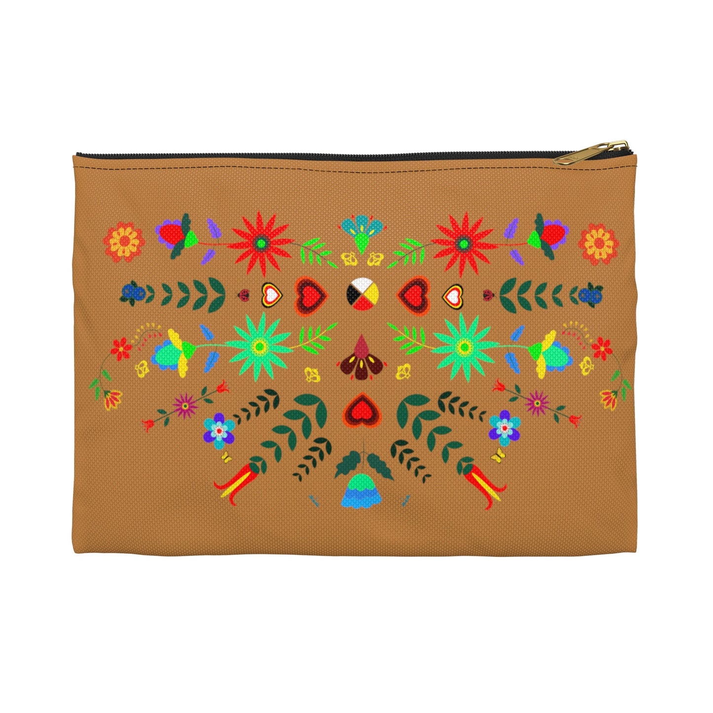 Double Sided Native Print Accessory Pouch - Nikikw Designs