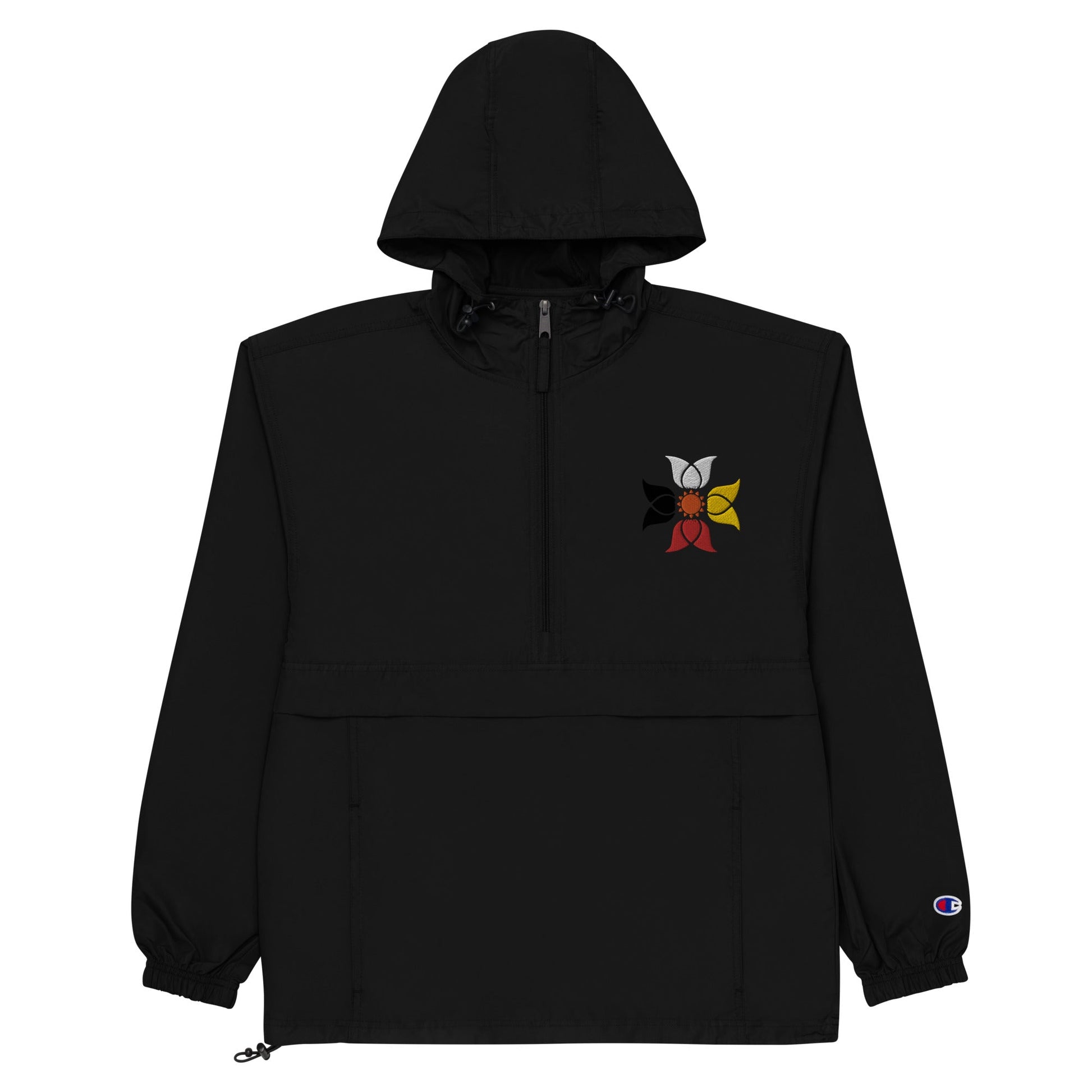 Embroidered Champion Packable Jacket - Nikikw Designs