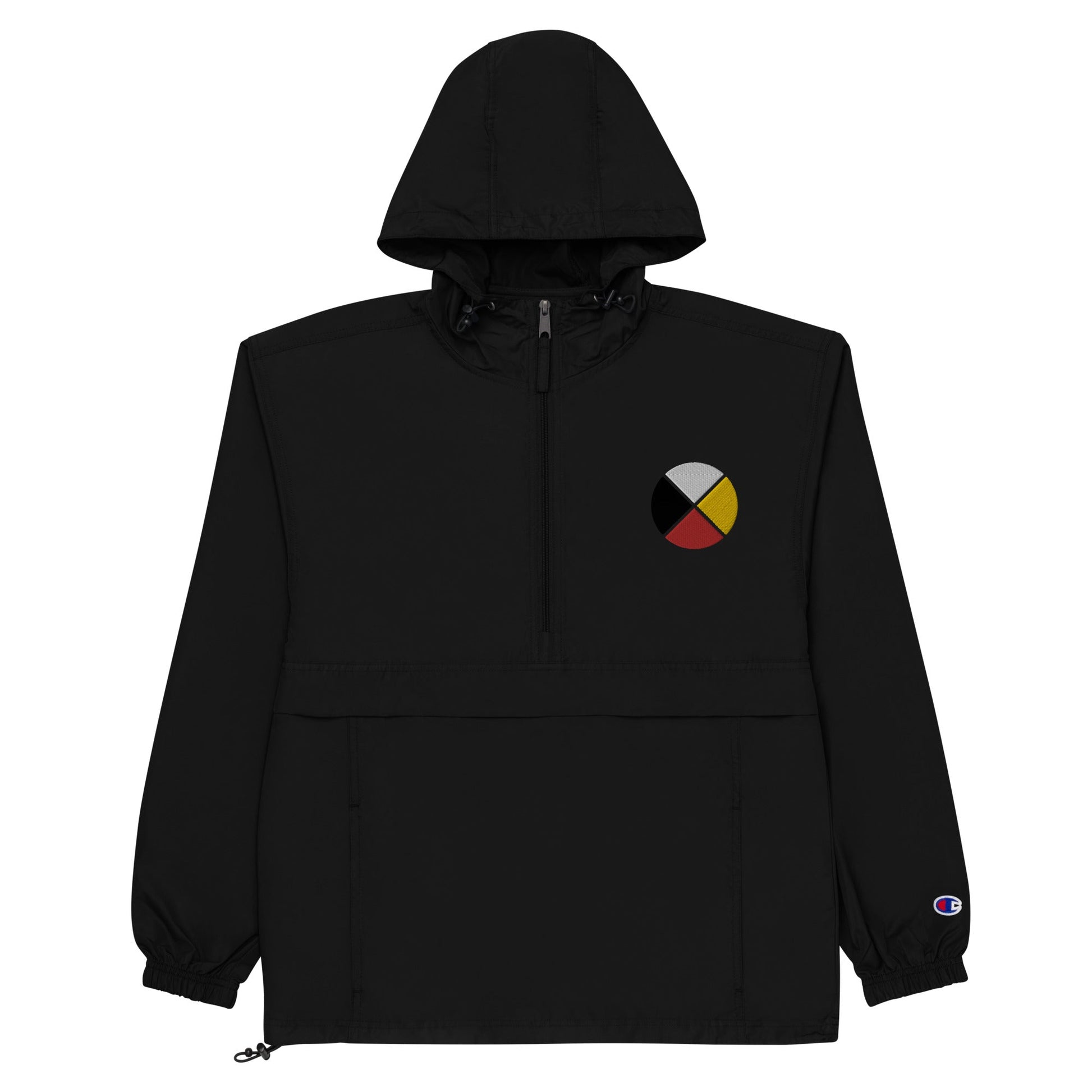 Indigenous Wellness - Embroidered Champion Packable Jacket