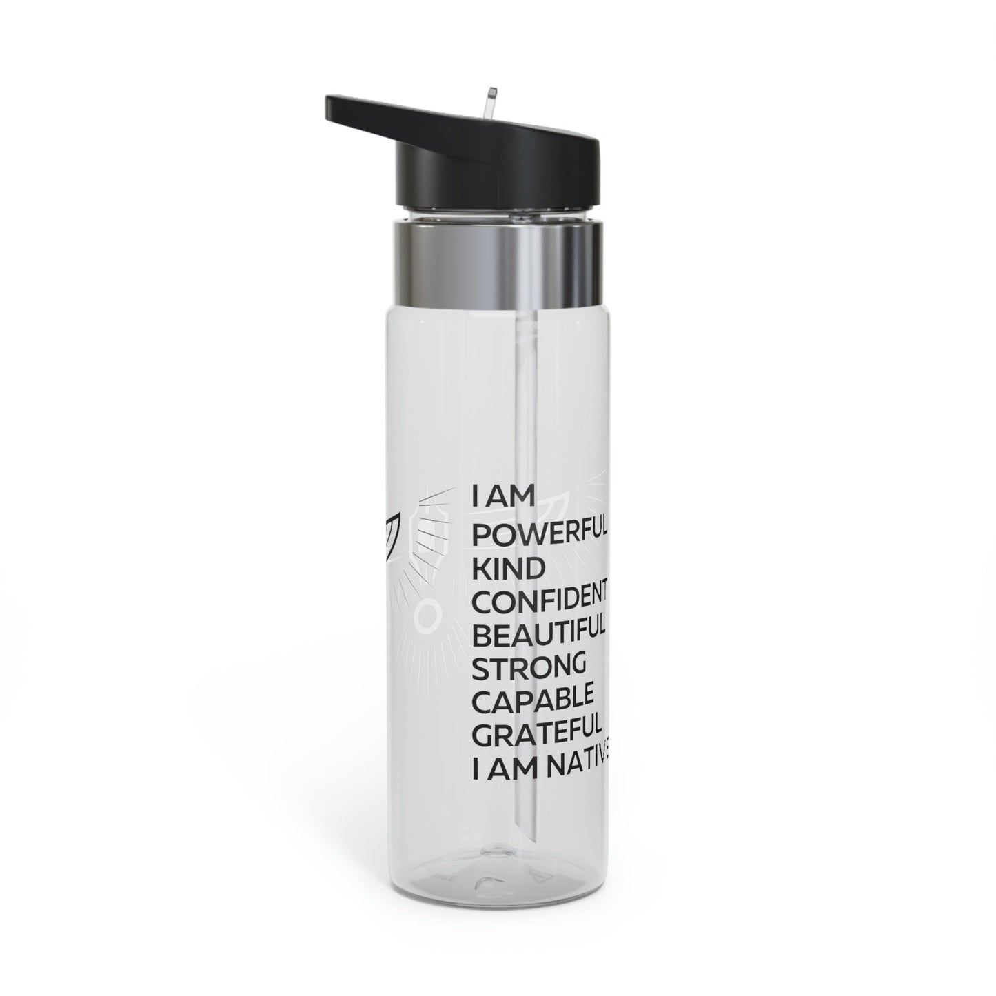 I Am Native Sport Bottle, 20oz - Nikikw Designs