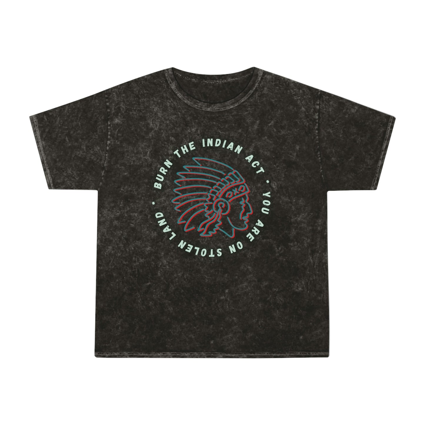 Indian Act Mineral Wash T-Shirt - Nikikw Designs