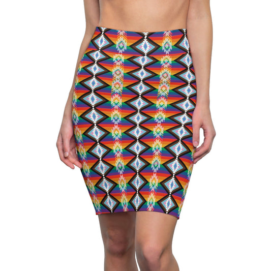 lgbtqia2s Pencil Skirt - Nikikw Designs