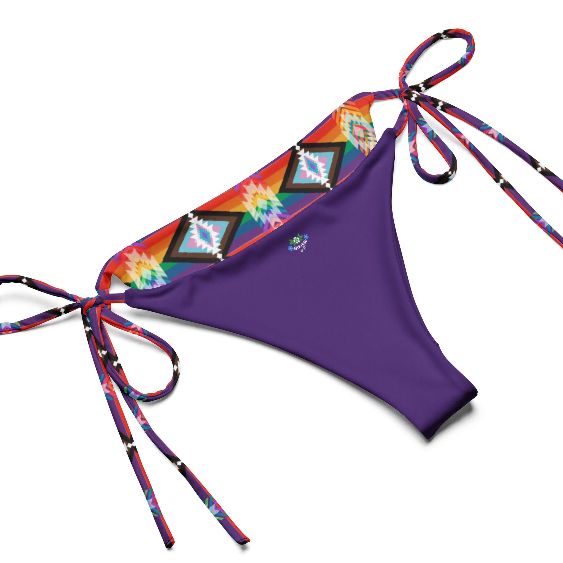 LGTBQIA2S recycled string bikini - Nikikw Designs