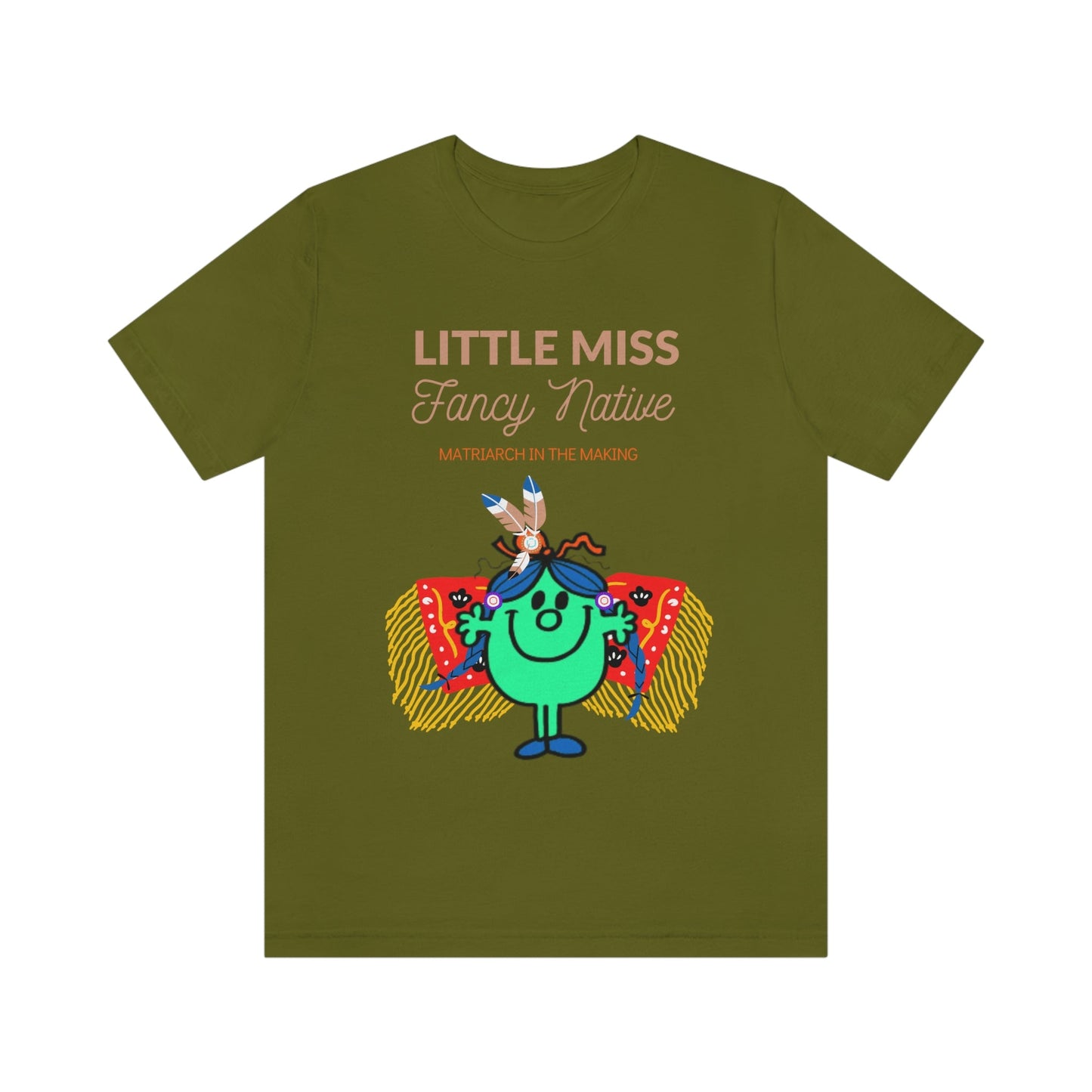 Lil Miss Native Jersey Short Sleeve Tee - Nikikw Designs