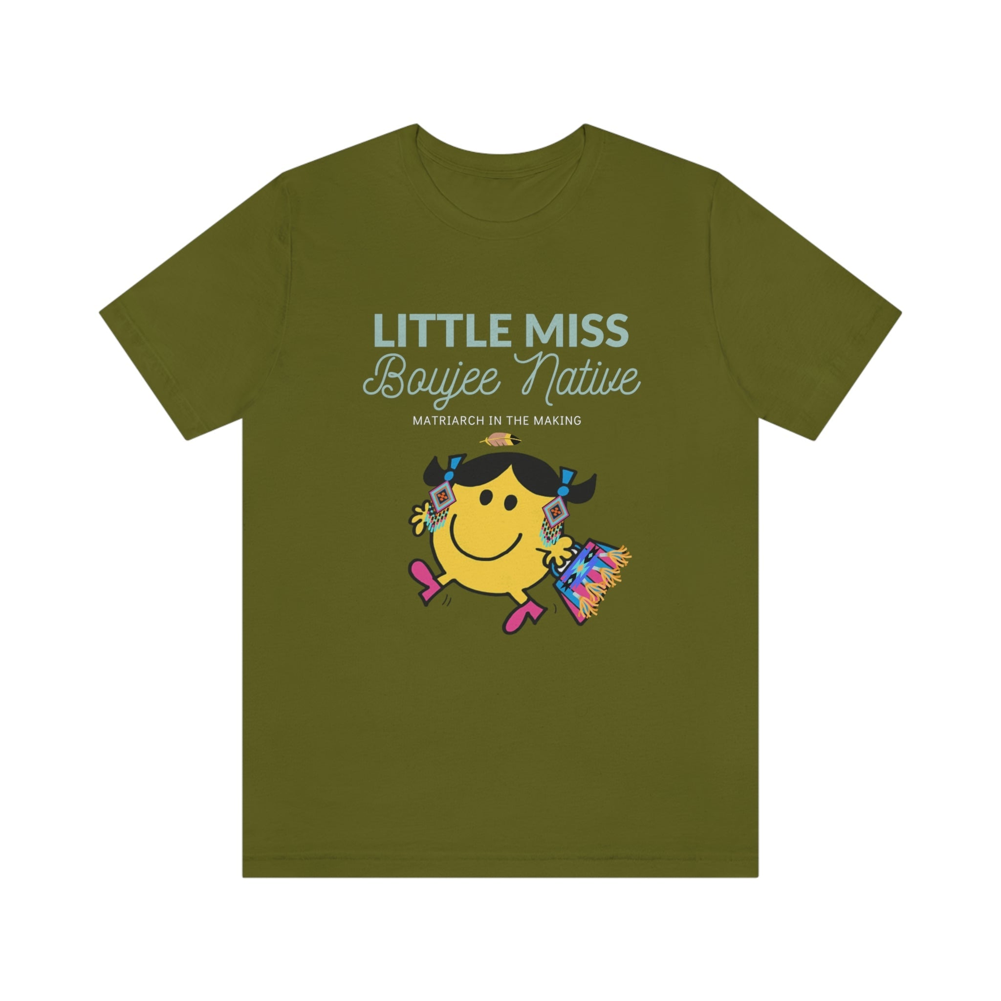 Lil Miss Boujee Native Jersey Short Sleeve Tee Nikikw Designs